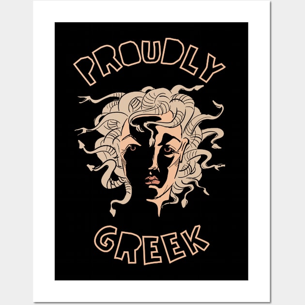 Proudly Greek Wall Art by KreativPix